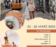YOGA & FOOD à LISBONNE 23 -26 Mars 2023