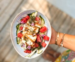 Pastèque & Halloumi Fresh Salad 🍉🍃