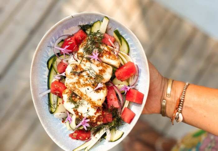 Pastèque & Halloumi Fresh Salad 🍉🍃