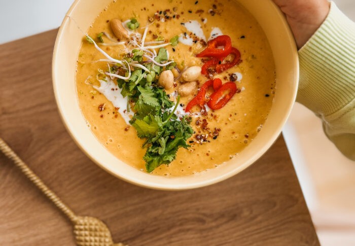 Pumpkin Thai Coconut Soup 🥥