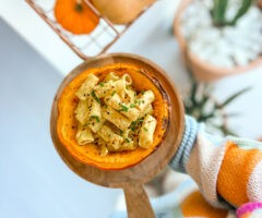 Creamy & Cheesy Pumpkin Pasta