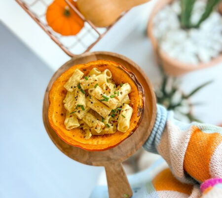 Creamy & Cheesy Pumpkin Pasta