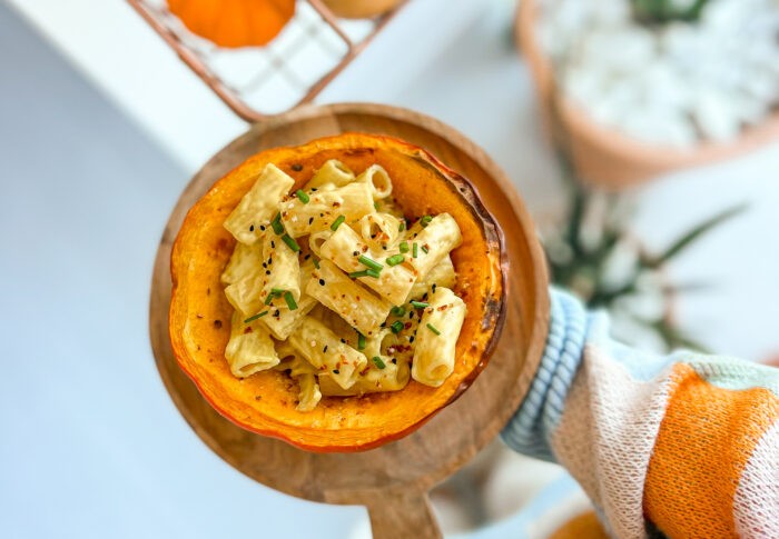 Creamy & Cheesy Pumpkin Pasta