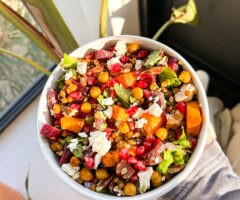 Salade de lentilles tiède 🍂