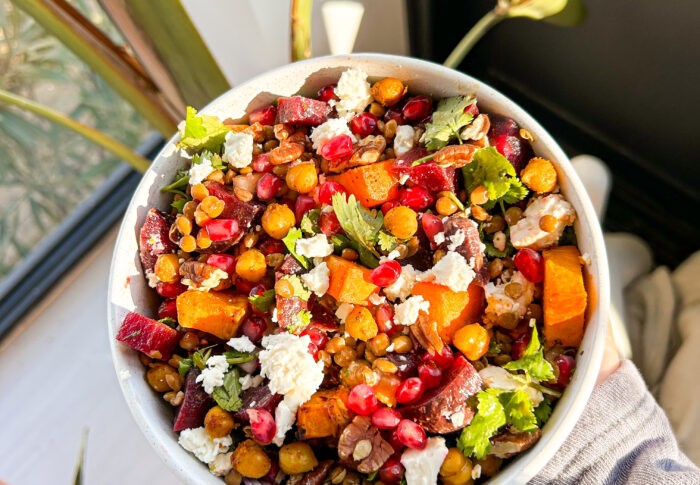 Salade de lentilles tiède 🍂